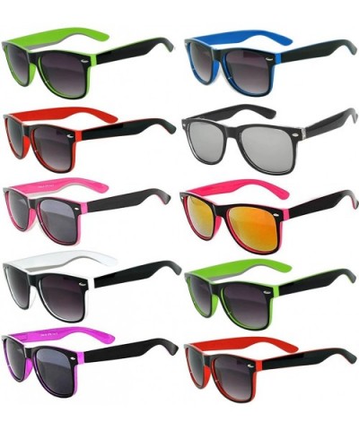 Stylish Vintage Sunglasses Multicolor 10_Pack - CE122CAGZ7N $19.06 Rectangular