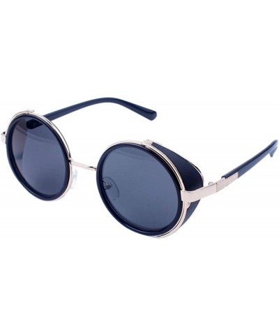 Women Men Vintage Retro Glasses Unisex Fashion Mirror Lens Travel Sunglaasses - F - CL18TR26RQC $4.74 Square