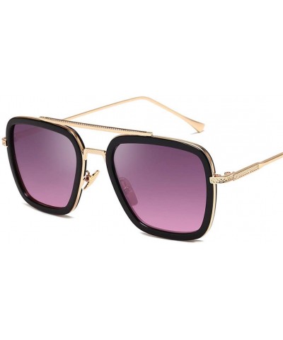 Sunglasses Men Square Driving Sun Glasses for Male Windproof Shades Women - Zss0002c3 - CV194ODWIKM $14.82 Oval