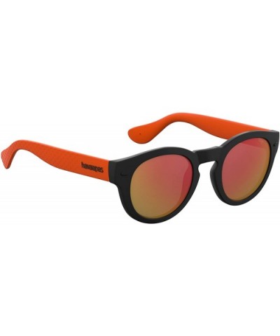 Trancoso Round Sunglasses - Blck Orng - CR183AO8DUS $43.25 Round