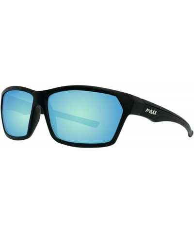 Cobra 2.0 Black Sport Golf Riding Driving Sunglasses with Blue/Smoke Mirror Lens - CT18SU3462X $19.27 Wrap