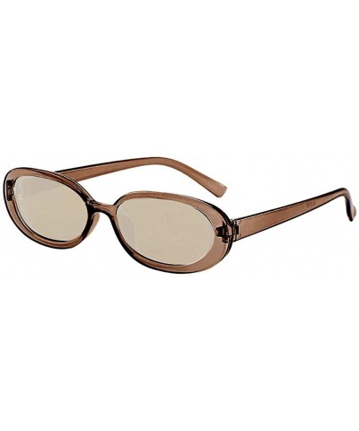 Fashion Oval Retro Sunglasses (Style G) - C5196IDYZZ3 $5.73 Oval