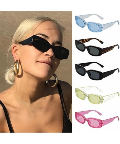 Oversized Sunglasses Women Men - Retro Classic Polarized Frame Clear Lens 100% Protection Eyewear - Pink - C318OQK7L83 $4.77 ...