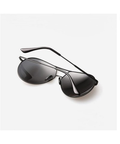 Polarized Sunglasses UV Protection Mirror Lenses Eyewear - Black-black - CB182IWX48Z $6.17 Rectangular