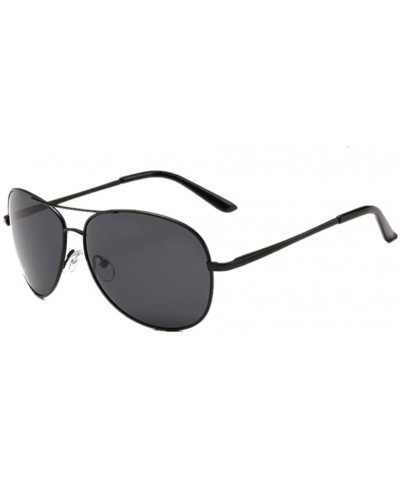 Mens Cool Driving Day Night Vision Glasses Polarized UV400 Protection Sunglasses - Black - C817YRTUIHE $6.39 Goggle
