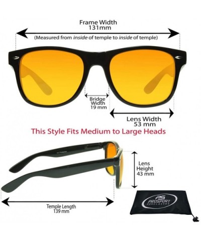 Blue Light Blocker Glasses Sleep Better Computer Screen Orange Amber - Brooklyn / Black - C3197WRQUZE $15.82 Aviator