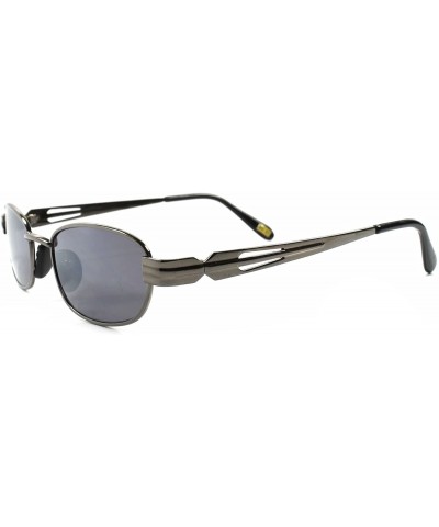Old Fashion Vintage Retro 80s Hip Mens Womens Rectangle Hipster Sunglasses - Gunmetal - CU1892ELASG $9.83 Rectangular