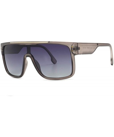 Oversized Sunglasses Designer Glasses Goggles - Clear&gray - C818UZQ9R89 $12.15 Square