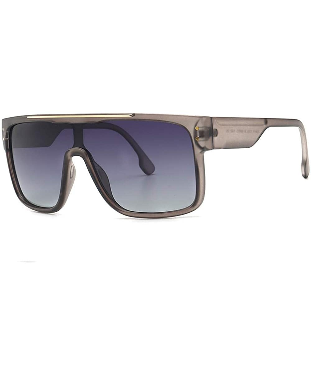 Oversized Sunglasses Designer Glasses Goggles - Clear&gray - C818UZQ9R89 $12.15 Square