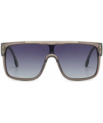 Oversized Sunglasses Designer Glasses Goggles - Clear&gray - C818UZQ9R89 $12.15 Square