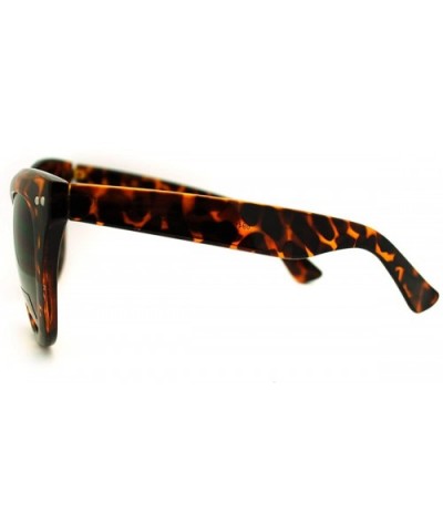 High Fashion Sunglasses Womens Oversized Butterfly Cateye Frame - Tortoise - CE11GIBHZH3 $7.57 Oversized