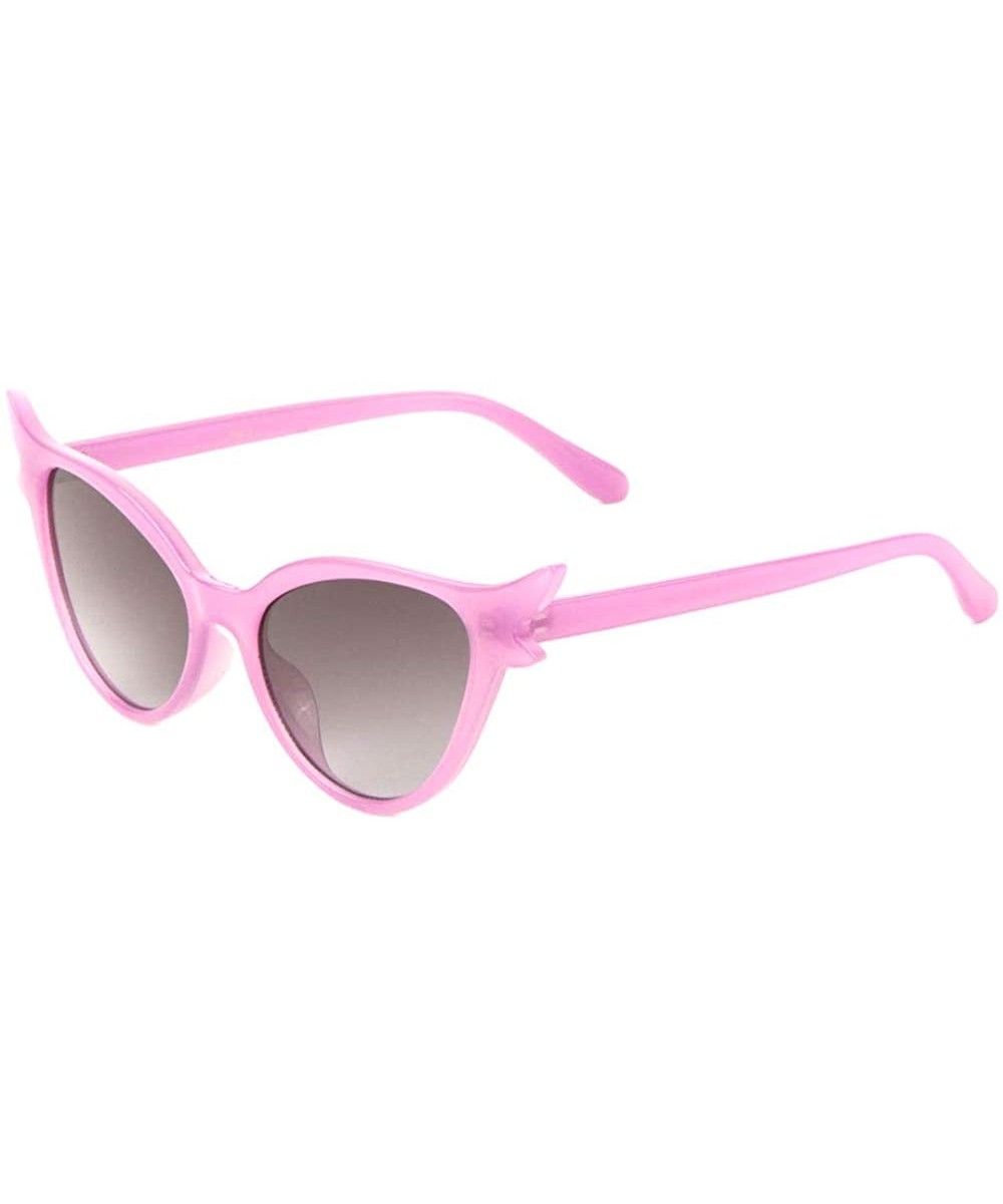 Eyelashes Shape Cat Eye Sunglasses - Pink - CJ19896QAE2 $12.98 Cat Eye