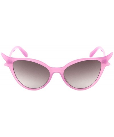 Eyelashes Shape Cat Eye Sunglasses - Pink - CJ19896QAE2 $12.98 Cat Eye