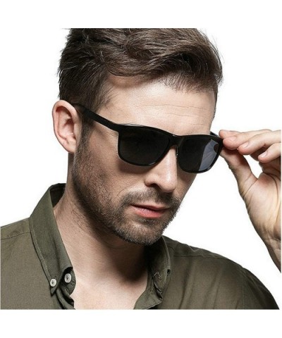 Fashion Lady Square Frame Sport Myopic polarized sunglasses Mens Goggle UV400 - CL18S6NMCSK $24.56 Sport