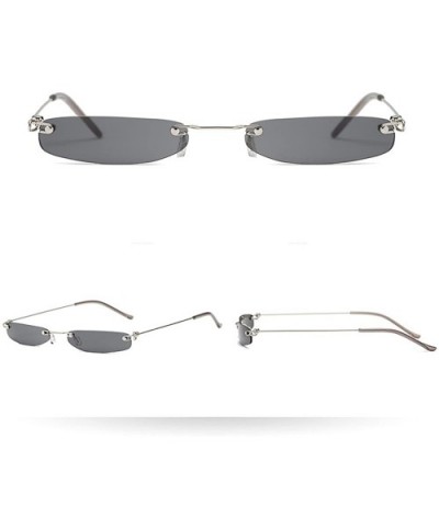 Sunglasses Rectangular Rimless Lightweight - Multicolorb - C518QEE3MQO $8.14 Goggle