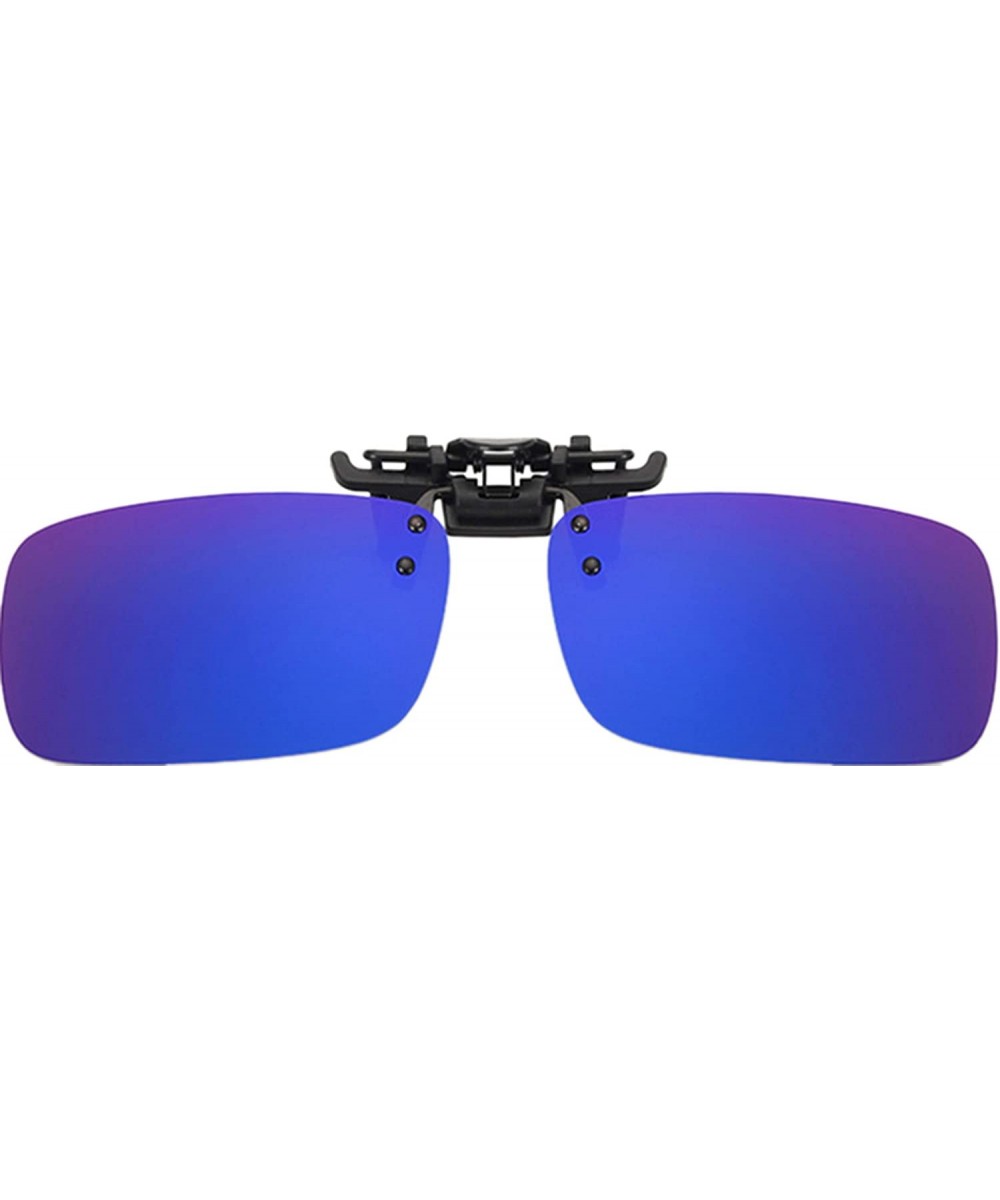 Polarized Clip on Flip Up Sunglasses Polarized Unisex For Outdoor Driving Fishing Outdoor Sport - CC18IE2YITM $5.73 Sport