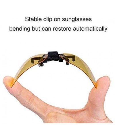 Polarized Clip on Flip Up Sunglasses Polarized Unisex For Outdoor Driving Fishing Outdoor Sport - CC18IE2YITM $5.73 Sport