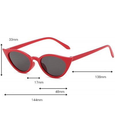 Outdoor Glasses Women Men Vintage Sunglasses Cat Eye Irregular Shape Protect Eyes Novel Unisex Beach Glasses - B - C8196N4A3X...