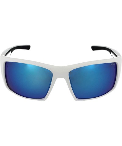 Polarized F-6032 FLOATING Frame Polarized Sunglasses Unisex UV Protection - White Blue - CZ18KEEXZTX $39.69 Sport