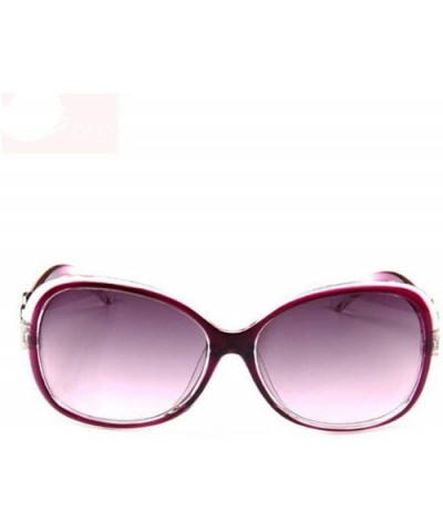 2019 Oversized Gradient Ladies Sunglasses Women Brand Designer Classic Black - White - C818Y6T5ITG $5.66 Oversized