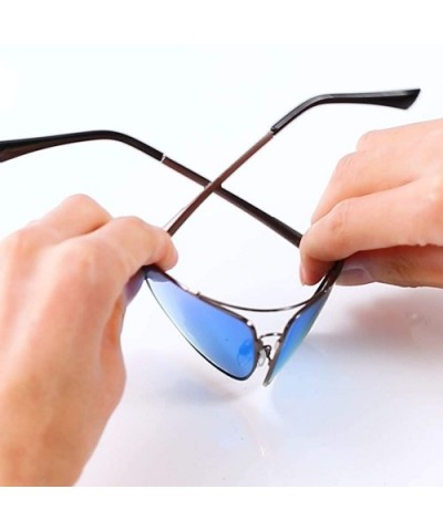 Elasticity Frame Sunglasses for Men HD Polarized UV400 Protection Outdoor Driver Glasses - B - CX197XI4WWT $17.04 Aviator