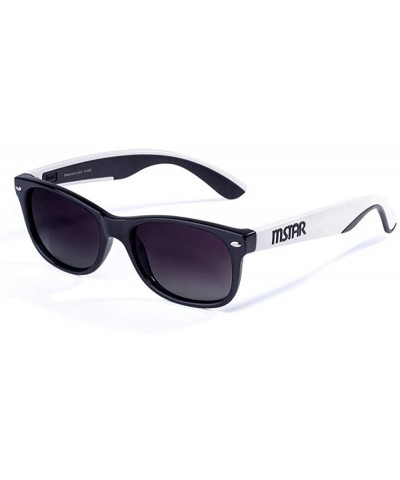 MSTAR Sunglasses For Women Polarized Fashion Sun Glasses Men Square Brown White - White - CI18YLXZHY7 $22.75 Aviator