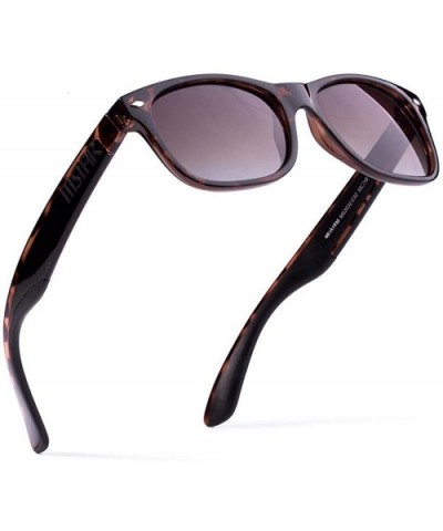 MSTAR Sunglasses For Women Polarized Fashion Sun Glasses Men Square Brown White - White - CI18YLXZHY7 $22.75 Aviator