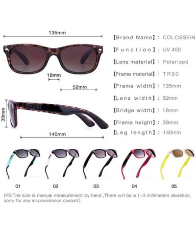 MSTAR Sunglasses For Women Polarized Fashion Sun Glasses Men Square Brown White - White - CI18YLXZHY7 $22.75 Aviator