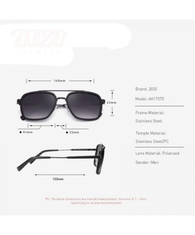 20/20 Brand Design Polarized Sunglasses Men Driving Printing C01BlackP-Smoke - C05mattesmoke - CK18Y5UO28E $11.18 Aviator