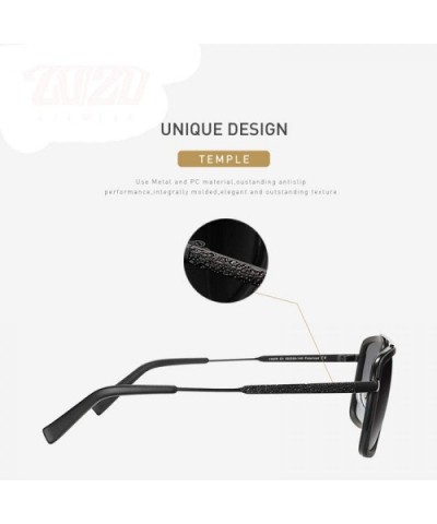 20/20 Brand Design Polarized Sunglasses Men Driving Printing C01BlackP-Smoke - C05mattesmoke - CK18Y5UO28E $11.18 Aviator