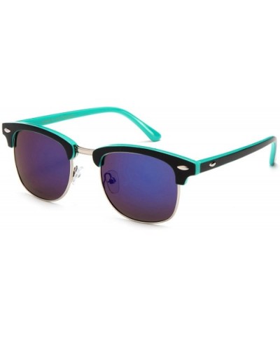 Ovarian Cancer Awareness Glasses Sunglasses Clear Lens Teal Colored - 9882rv Teal - CO126UKA5MR $5.58 Round