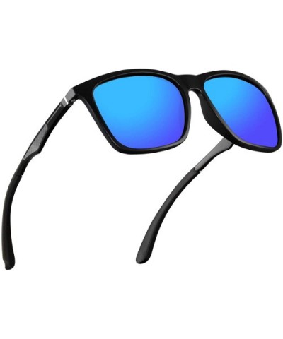 Polarized Sunglasses for Men Aluminum Mens Sunglasses Driving Rectangular Sun Glasses For Men/Women - C118TUZ5ROS $10.54 Square