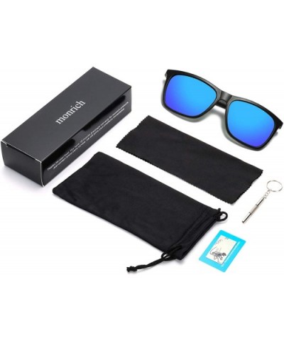 Polarized Sunglasses for Men Aluminum Mens Sunglasses Driving Rectangular Sun Glasses For Men/Women - C118TUZ5ROS $10.54 Square