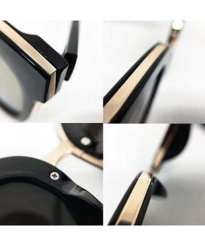 8584-1 Premium Oversized Womens Mens Mirrored Sunglasses - Rose Gold - CW18O9K60DL $14.10 Oversized