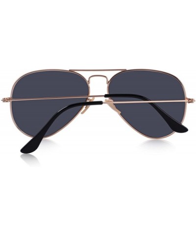 Classic Pilot Polarized Sunglasses for Men/Women58mm O8025 - Gold&black - CO18H3IIUDC $8.47 Aviator