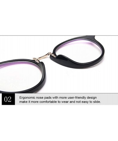 Classic Round Polarized Sunglasses For Women-Eyewear Mirror Lens For Outdoor - E - C1190OG3SKD $31.15 Rectangular