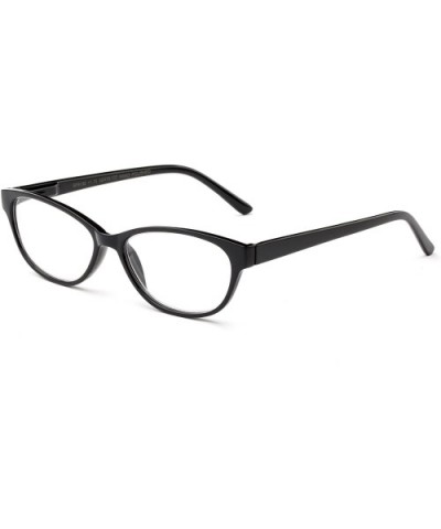 Newbee Fashion Cateye Clear Lens Glasses for Women Cat Eyes Frame with Spring Hinge - CZ18ECHE2KX $10.98 Round