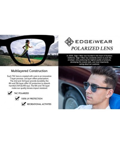 Women Square Polarized Sunglasses for Men Driving Sunglass Fishing 53108TT-P - CR18NTKDC5O $14.02 Square