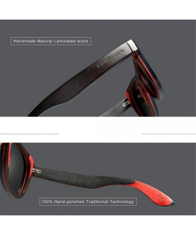 Handmade Natural Wooden Men's Glasses Polarized Sunglasses Gradient Lens Women Original Kingseven Brown - CV194ODTK4Y $32.01 ...