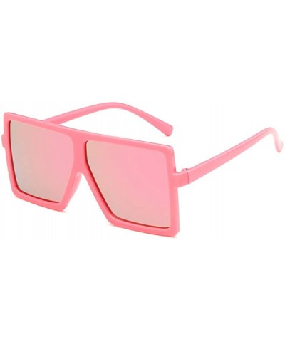 Unisex Sunglasses Fashion Bright Black Grey Drive Holiday Square Non-Polarized UV400 - Pink - CU18RLIZ5TR $5.32 Square
