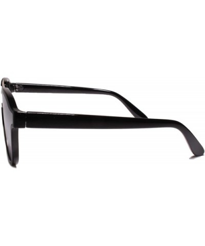 Retro Style Unique Mens Womens Swag Hip Hop 90s Square Sun Glasses - Chrome - C718Z0NSZOS $11.89 Square