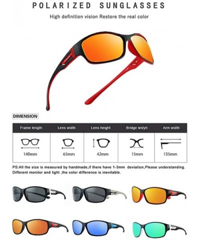 Cycling Bicycle Fashion Glasses UV400 Protection Fishing Driving Sunglasses Eyewear Sports Outdoor Riding Glasses - CQ18TKYWM...