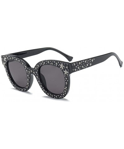 Retro Polarized Sunglasses Pentagram Decorative Durable Frames Street Snap Accessories HD Lenses With Case - CT18KR75H2D $17....