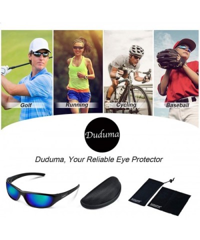 Tr8116 Polarized Sports Sunglasses for Men Women Baseball Cycling Fishing Golf - CI12LY3H5EH $18.22 Square