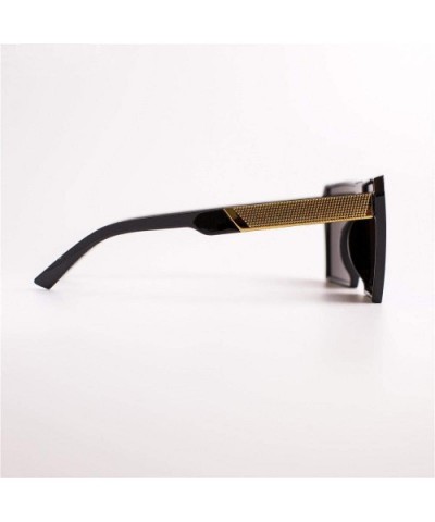 Square Oversized Sunglasses New Reflective Sunglasses Men Women Designer C6 - C5 - CG18YLA3327 $6.62 Aviator