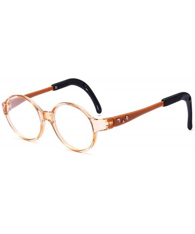 Children Round Eyeglass Frame Clearn Lens Non-Optical Glasses Age 4-12 - C3 - CH1876XM00L $12.28 Round