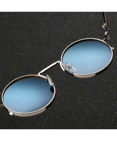 Summer Women Men Fashion Sunglasses Unisex Shades Integrated UV Sunglasses - G - CV18SRYEXC6 $6.28 Aviator