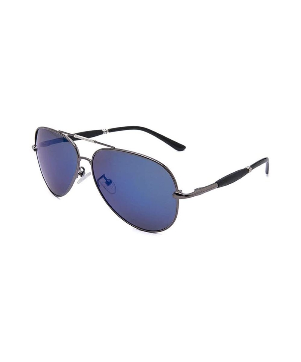 Personality Polarised Sunglasses Protection - Blue - CI18Y0TLX84 $46.47 Goggle