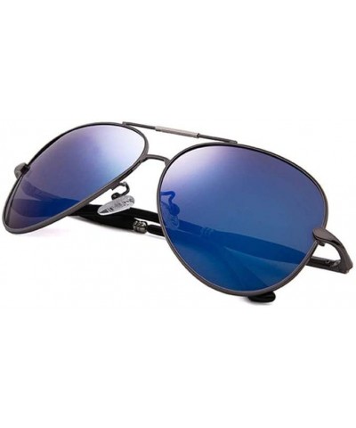 Personality Polarised Sunglasses Protection - Blue - CI18Y0TLX84 $46.47 Goggle