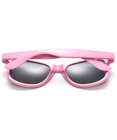 Bulk 12 Pack Neon Retro Sunglasses Unisex Adult Kids Party Favors Decor Glasses - Kids Pink+hotpink - CR18RC7RZLN $10.47 Sport